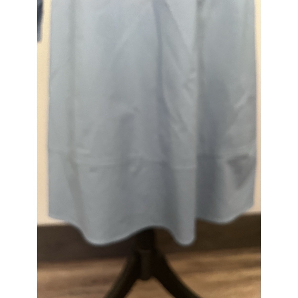 Calvin Klein Womens Belted Shirt Dress Long Sleeve Lightweight Blue Size 12 - Picture 10 of 13
